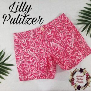 Lilly Pulitzer pink and white shorts size 2